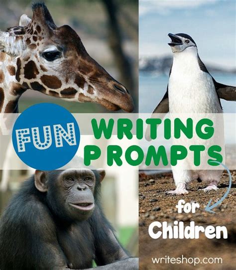 fun writing prompts  children writeshop fun writing prompts