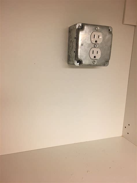 adding outlet  kitchen cabinet   gap home improvement