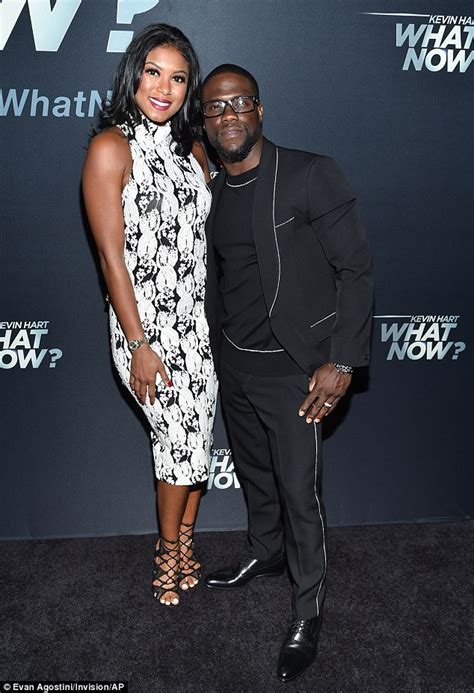 kevin hart is joined by his statuesque model wife eniko