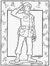 Army Coloring Pages Printable Kids Toy Story Color Cartoons sketch template