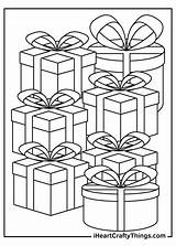 Coloring Christmas Pages Present Presents Iheartcraftythings Colors Trying Skills Put Test Each Different Use sketch template