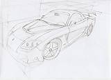 Rx7 Veilside Han Rx Coloring Wing Fortune Sketch 350z sketch template