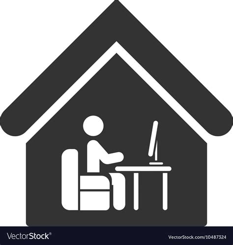 office room flat icon royalty  vector image