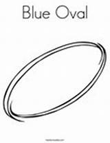 Oval Blue Coloring Change Template sketch template