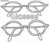 Glasses Coloring Pages Sunglasses Colorings Getcolorings Glass Color Printable sketch template
