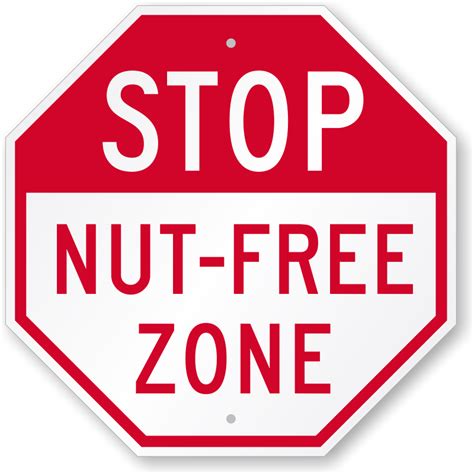 peanut allergy warning signs nut  zone signs