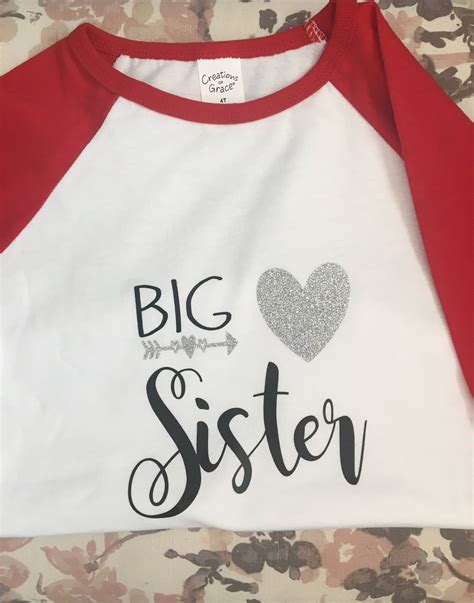 big sister little sister shirts sibling tees valentines tees by