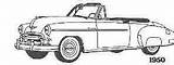Chevy Coloring Air 1955 Bel Template sketch template