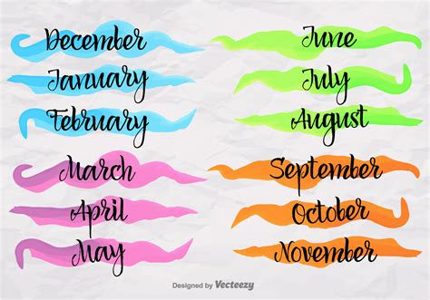 months   year banners   vector art stock graphics
