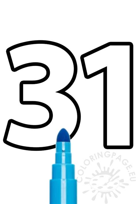 numbers page  coloring page