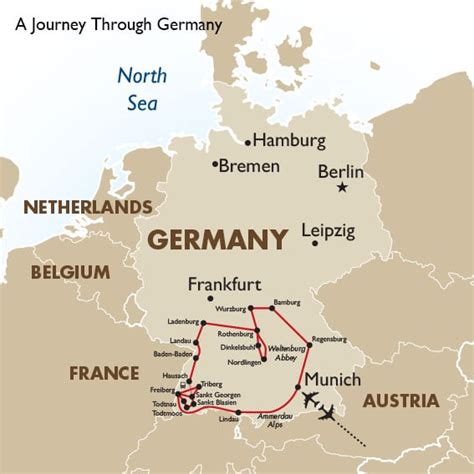 germany geography maps germany tours vacations goway