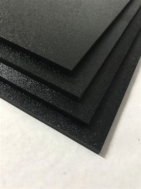 buy abs black plastic sheet      textured  side vacuum forming pack