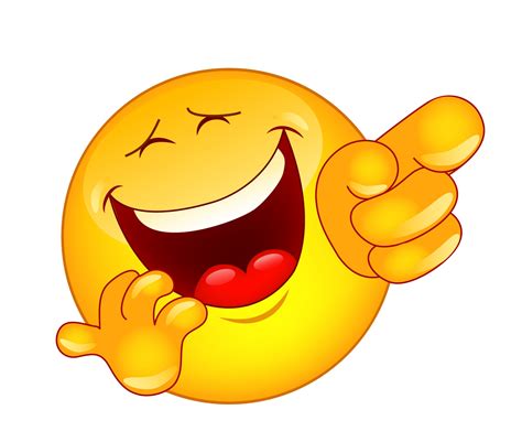 smiley face laughing hysterically clipart