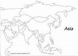 Map Coloring Pages South Asia Korea Political Blank Outline Trending Days Last sketch template