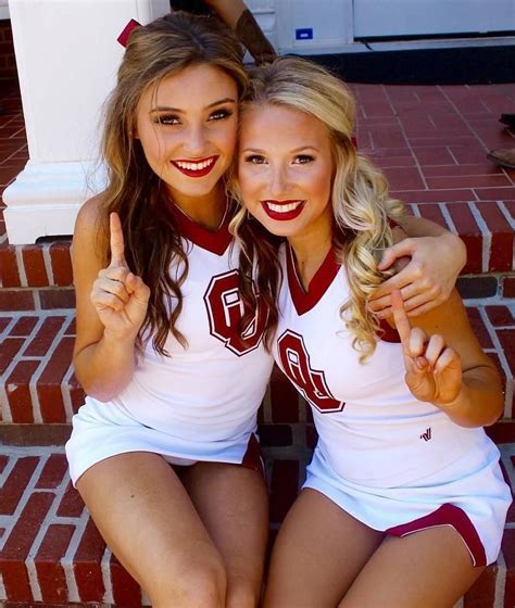 See More Oklahoma Cheerleaders Here Cute Cheerleaders Football