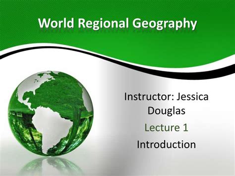 world regional geography powerpoint
