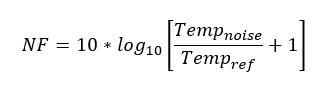 noise figure tofrom noise temperature calculator