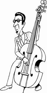 Bass Coloring Double Getcolorings Player Getdrawings sketch template