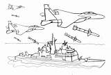 Pages Aviones Bateau Colorare Disegno Aerei Coloriage Warship Pintar Airplane Disparando Misiles Missili Sparano Aircrafts Planes Coloriages Avion Malvorlage Colorier sketch template