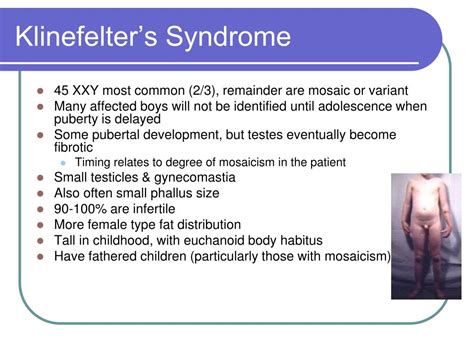 Androgen Insensitivity Syndrome As Related To Klinefelter Syndrome