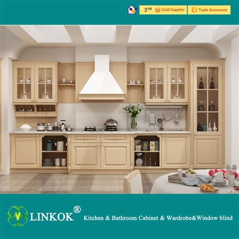 Flat Panel Kitchen Cabinets And Pvc Coated Kitchen Cabinet And Kitchen