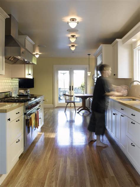 examples  galley kitchen lighting    impressive interior design inspirations