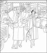 Coloring Sheets Dover Haven Creative Publications Evening Saturday Post Book Norman Rockwell Books Pages Adult Doverpublications Americana sketch template