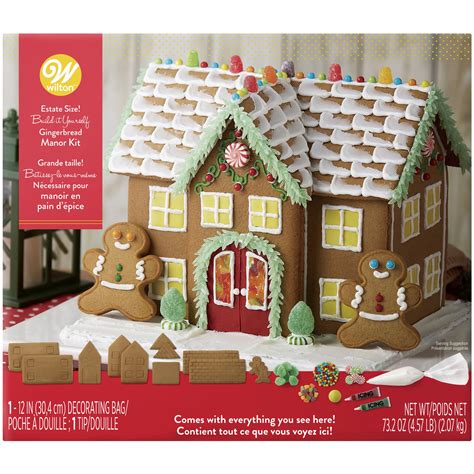 wilton build   grand gingerbread manor decorating kit