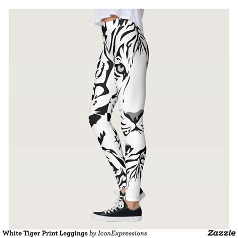 white tiger print leggings zazzlecom tiger print leggings womens