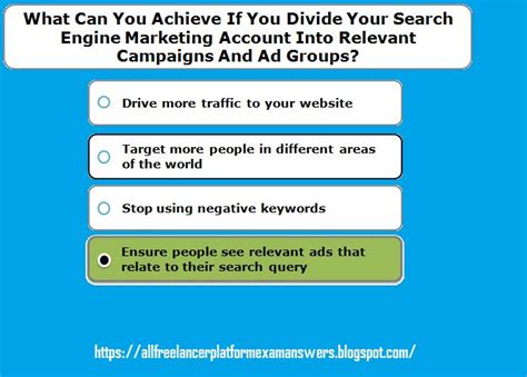 achieve   divide  search engine marketing account