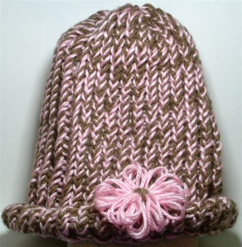 creations   chatterbox knifty knitter hat