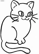 Gatti Petit Coloriage Gatto Pisicuta Dessin Cu Colorat Mamiferos Mignon Colorir Katzen Kucing Stampare Cat16 Coloratutto sketch template