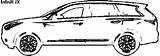 Infiniti Acura Mdx Jx Vs Coloring Compare Car sketch template