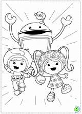 Dinokids Coloring Umizoomi Close sketch template