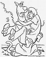 Scooby Doo Coloring Shaggy Pages Hugging E462 Kids Para Colorir Printable Do Disney Print Gif Color Colouring Prints sketch template