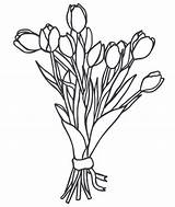 Tulip Bouquet Freebiefindingmom sketch template