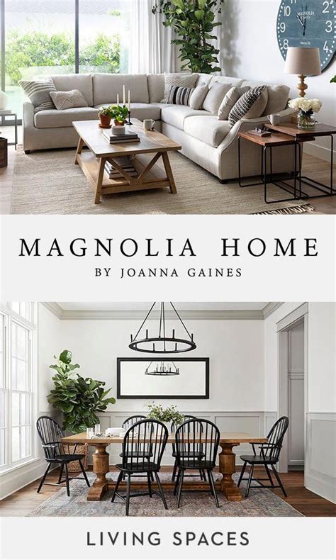 magnolia home  joanna gaines furniture collections explore living room  dining room