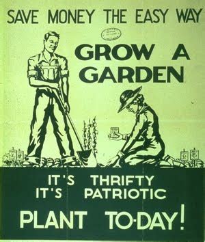 men    farm vintage victory garden poster sunday