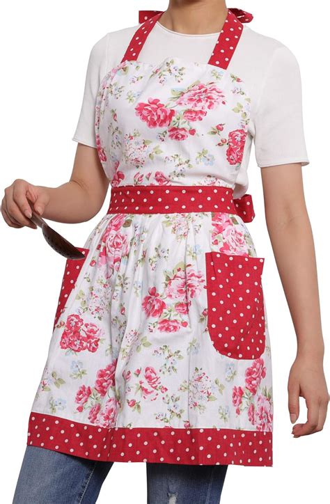aprons  pockets kitchen apron aprons  women gardening apron full apron woman retro apron