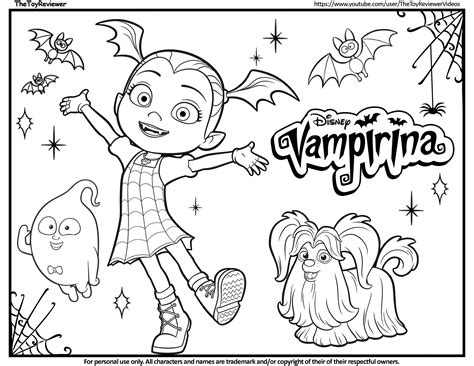 vampirina coloring pages coloring home