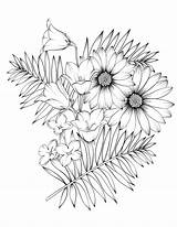Botanical Botanicum Tattoo sketch template