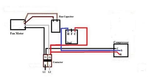 ac condenser fan motor wiring diagram wiring diagram