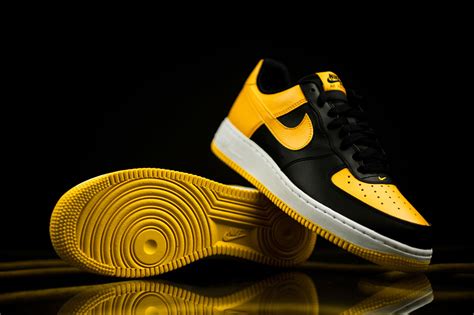 nike air force   black yellow sneaker bar detroit