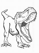 Dinosaure Coloriage Imprimer Rex Gratuitement sketch template