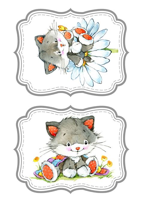 pin  teresa knowles  printables cat cards digi stamps baby posters
