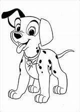 Coloring Dalmatian Dog Dalmation Getcolorings Pages sketch template