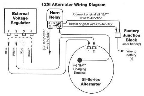 external alternator wiring diagram