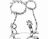 Lorax Truffula Tree Coloring Pages Trees Printable Beautiful Guarded Dr Seuss 700px Xcolorings Template sketch template