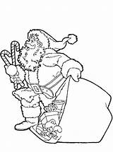 Santa Claus Christmas Kids Coloring Fun Pages Kerstman sketch template