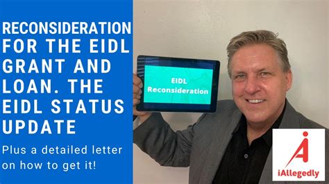 reconsideration   eidl grant  loan   latest eidl news